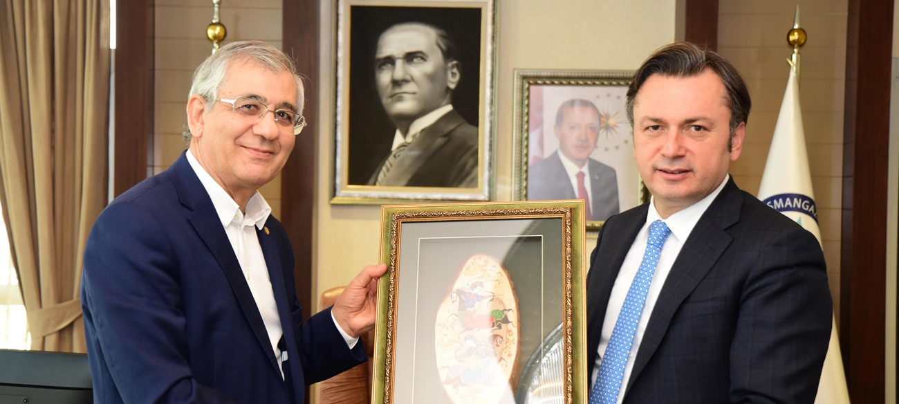 Azerbaycan Khazar Üniversitesinden Üniversitemiz Rektörlüğüne Ziyaret