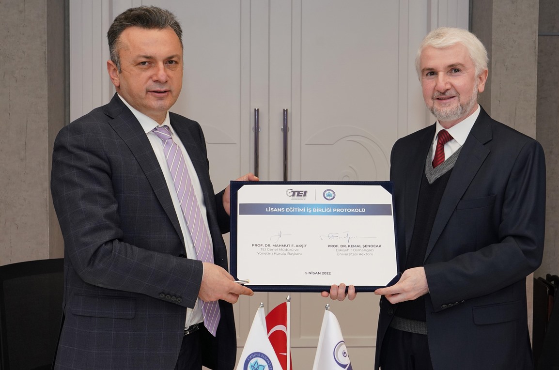 Üniversitemiz ile TEI Arasında İş Birliği Protokolü