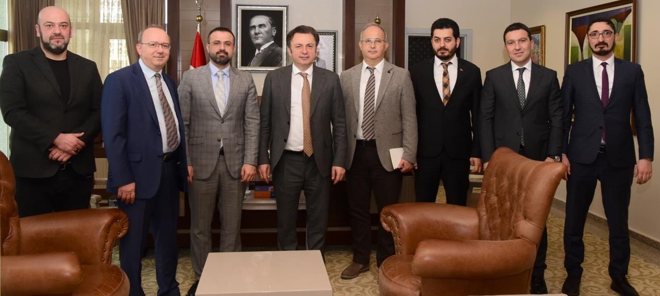 TÜRKSAT A.Ş. Heyetinden Üniversitemiz Rektörü Prof. Dr. Kemal Şenocak’a Ziyaret
