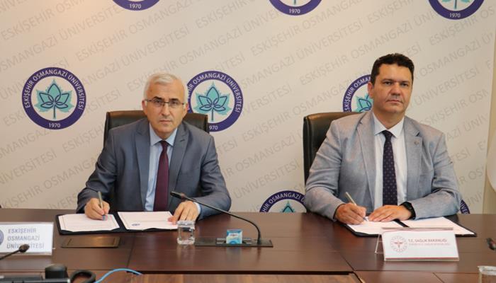 Üniversitemiz ile Eskişehir İl Sağlık Müdürlüğü Arasında İşbirliği Protokolü İmzalandı