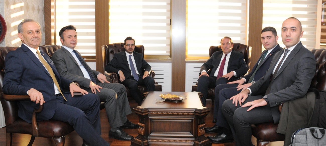 Üniversitemiz Rektörü Prof. Dr. Kemal Şenocak'tan TRT Genel Müdürü İbrahim Eren'e Ziyaret