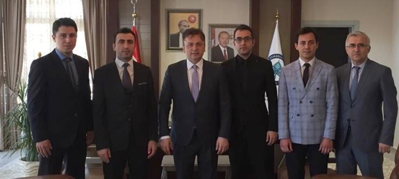 Eskişehir İl Göç İdaresi Müdürü Gökhan Akyıldız’dan Üniversitemiz Rektörü Prof. Dr. Kemal Şenocak’a Ziyaret