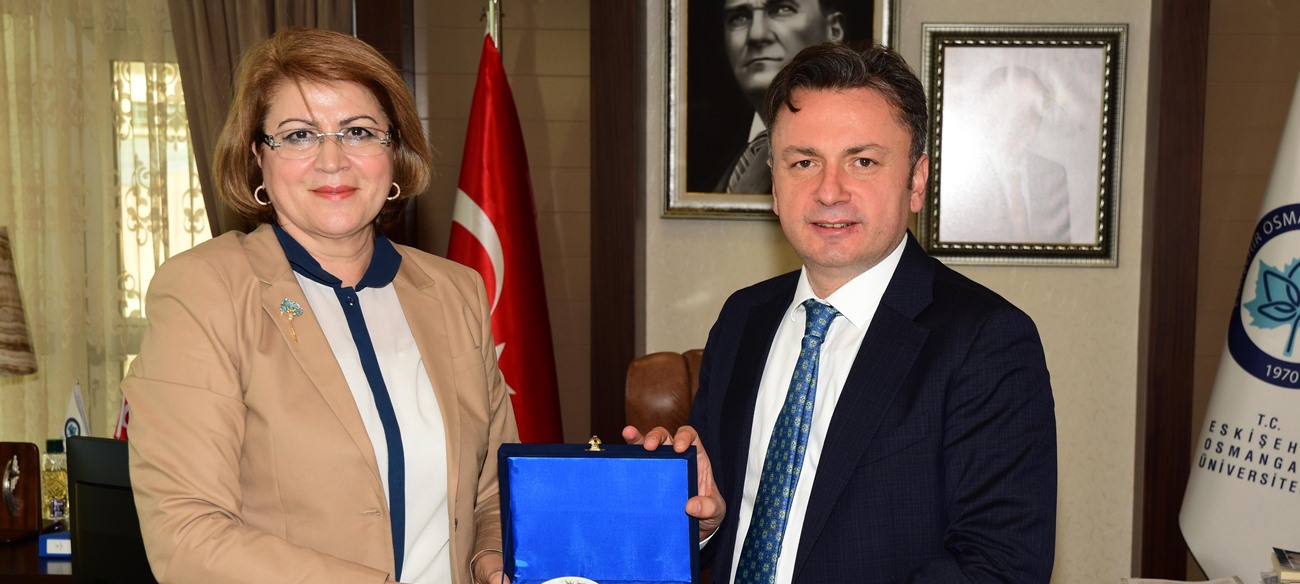 Azerbaycan Büyükelçiliği Eğitim Müşavirinden Rektörümüz Prof. Dr. Kemal Şenocak’a Ziyaret