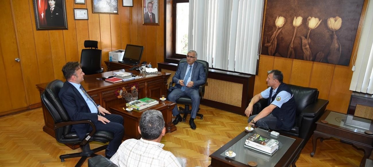 Rektör Prof. Dr. Kemal Şenocak'tan Orman Bölge Müdürü Recep Temel'e Ziyaret